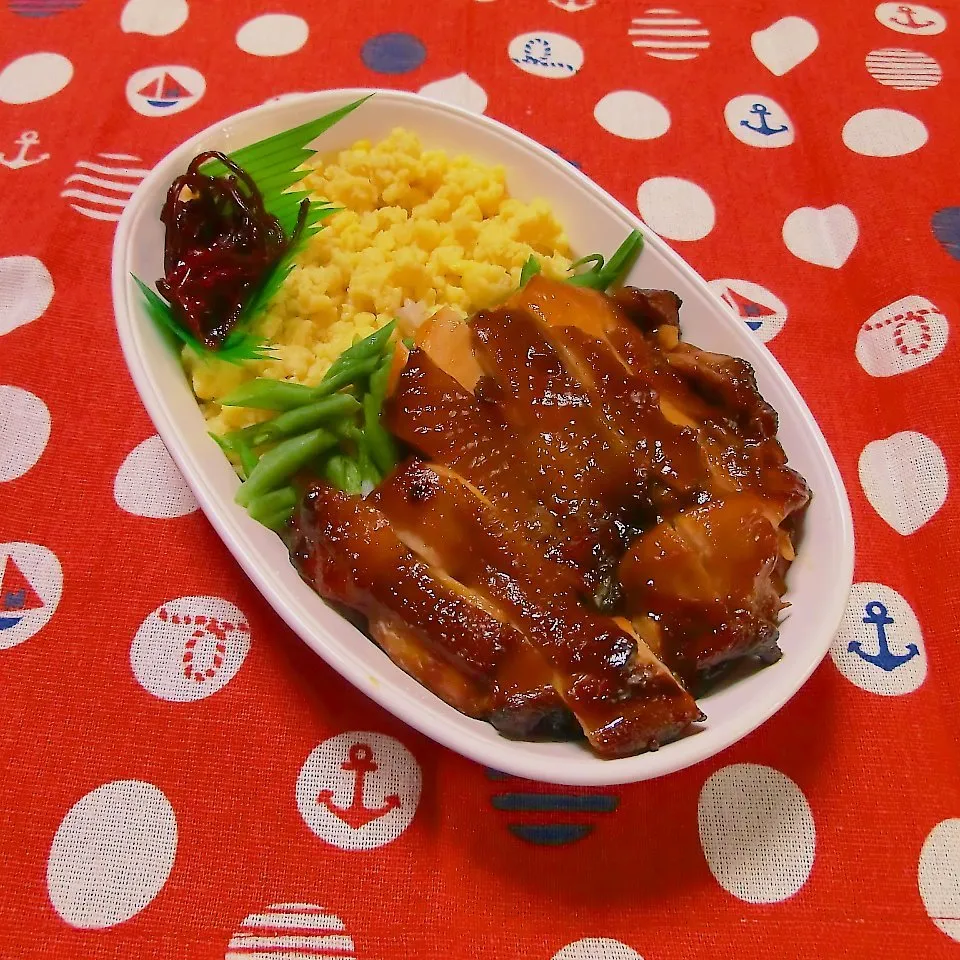 自分用弁当♪鳥の照り焼き弁当|marikuruさん