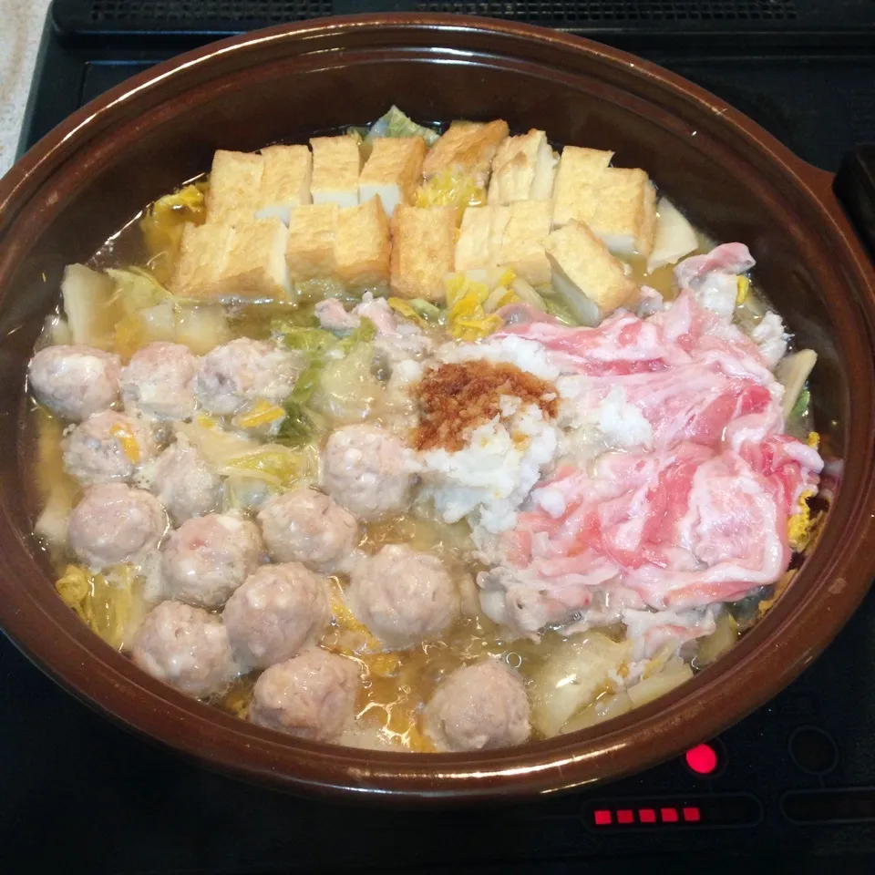 🥘鶏団子豚バラオレンジクイン鍋🥘|henryさん