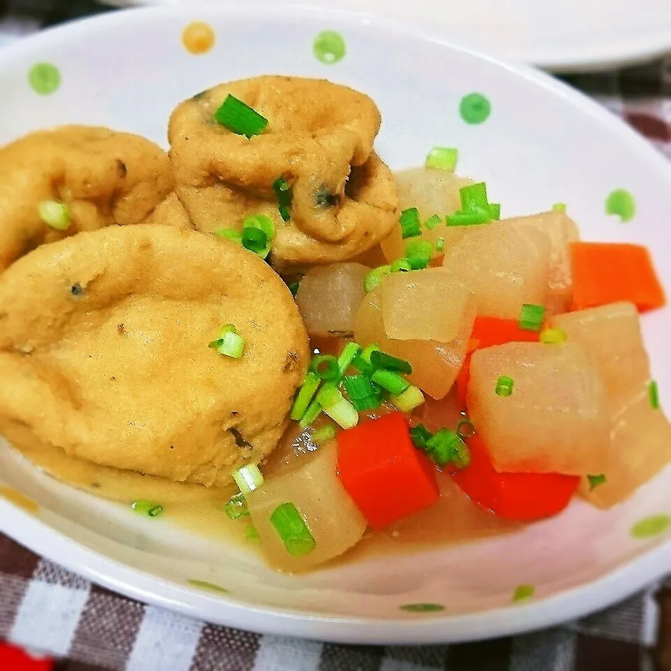 まんまるがんもと、ころころお野菜の煮物♪|sora🍀さん