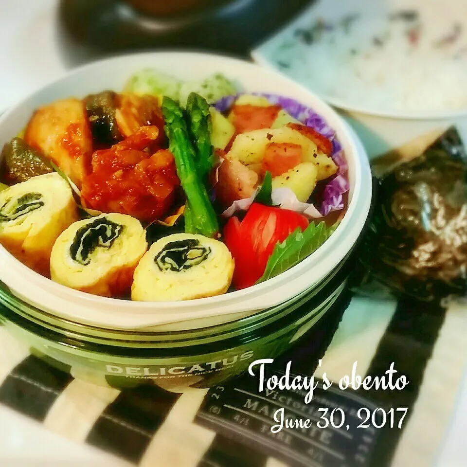 Snapdishの料理写真:高校生男子弁当😋|teddy☆さん