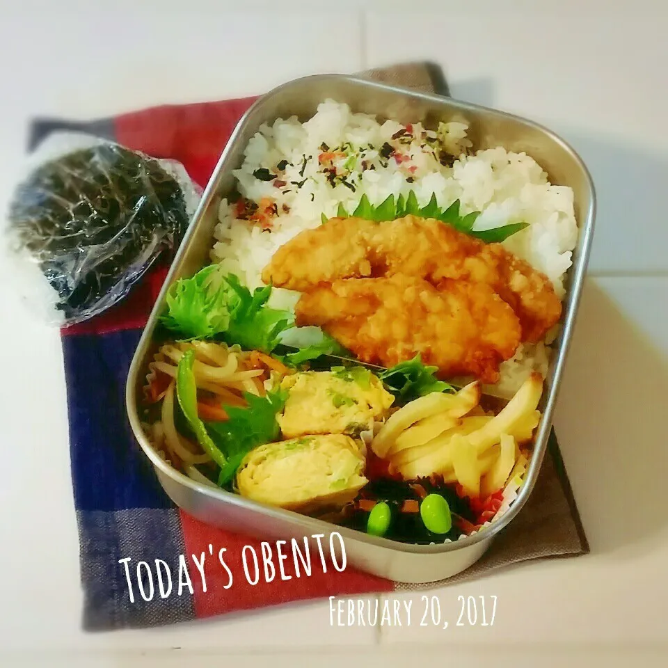 Snapdishの料理写真:高校生男子弁当😋|teddy☆さん