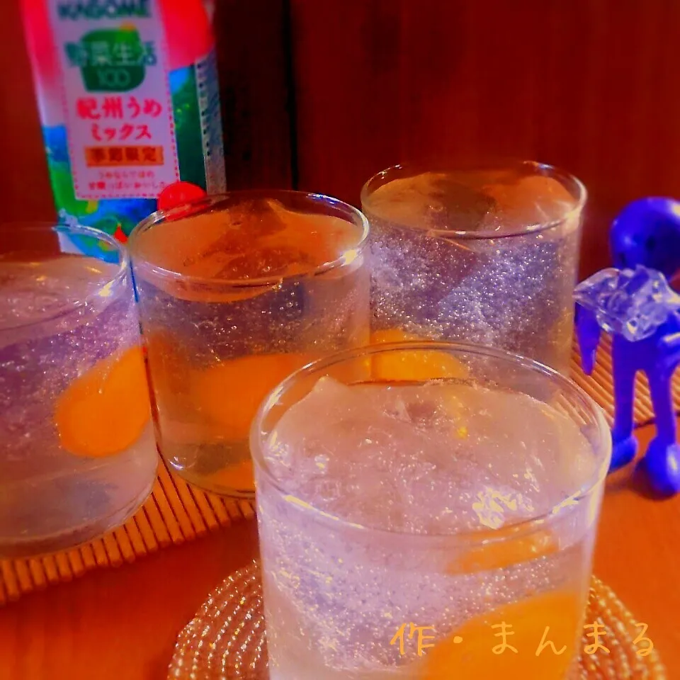 梅酒ロック…みたいなゼリー|まんまるさん