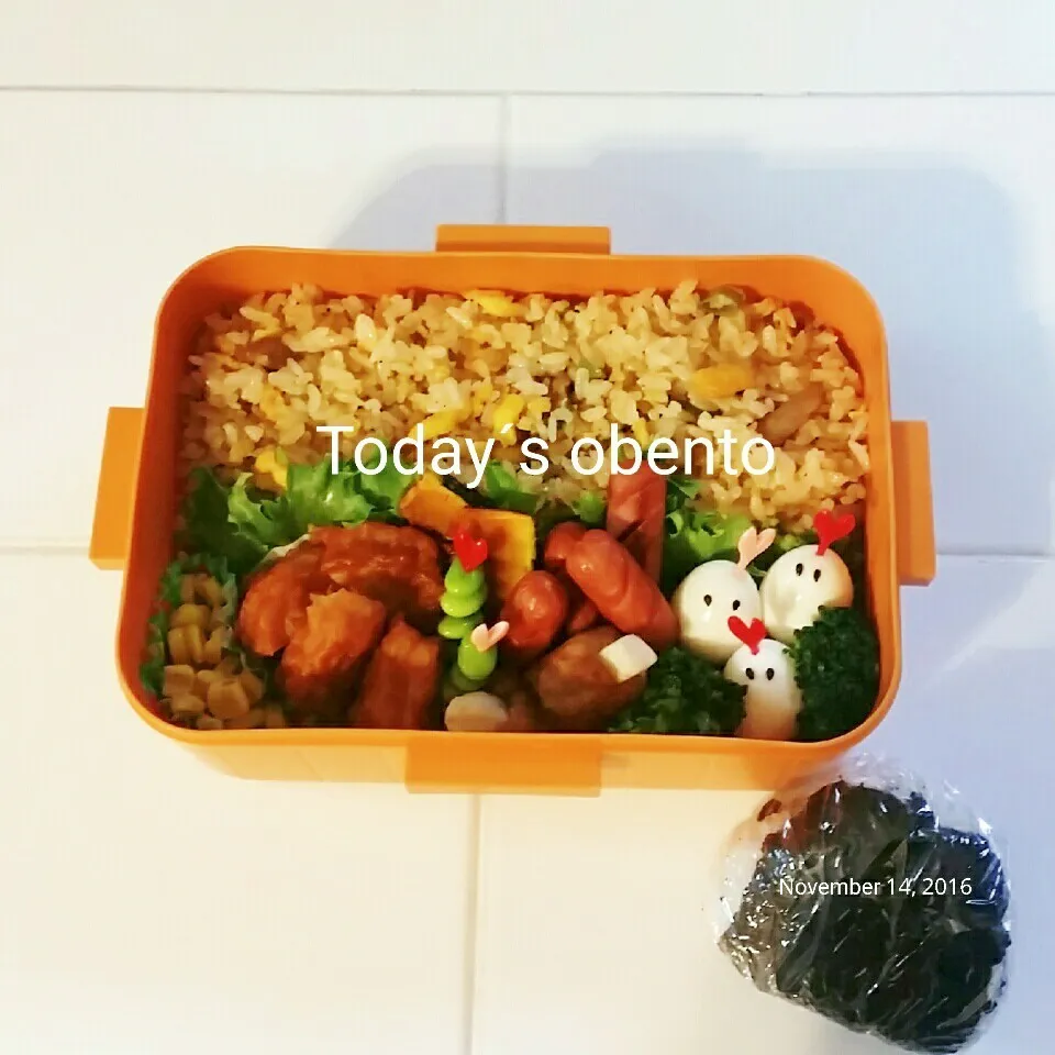 Snapdishの料理写真:高校生男子弁当😋|teddy☆さん