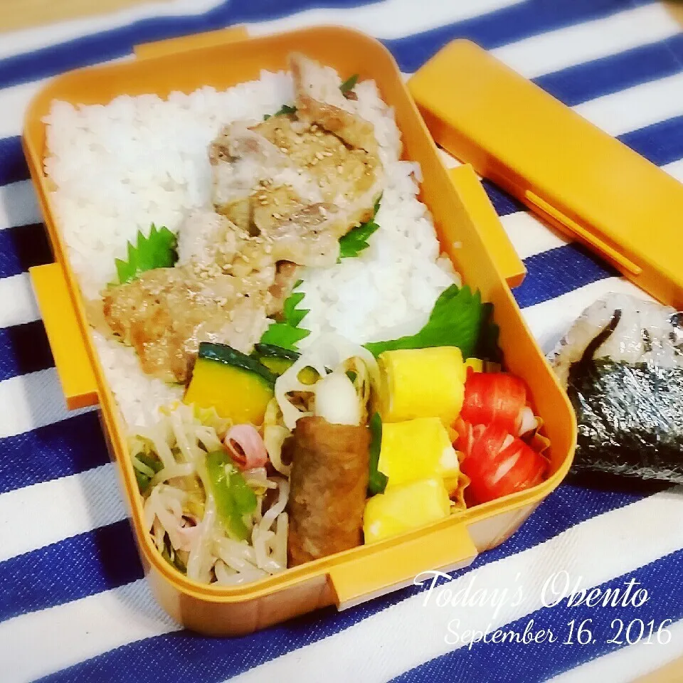 Snapdishの料理写真:高校生男子弁当😋|teddy☆さん