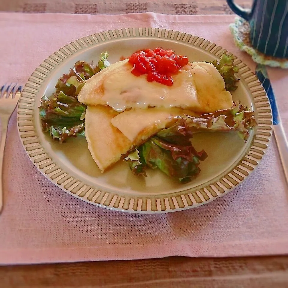 ホットケーキミックスでランチ★|どいどいさん