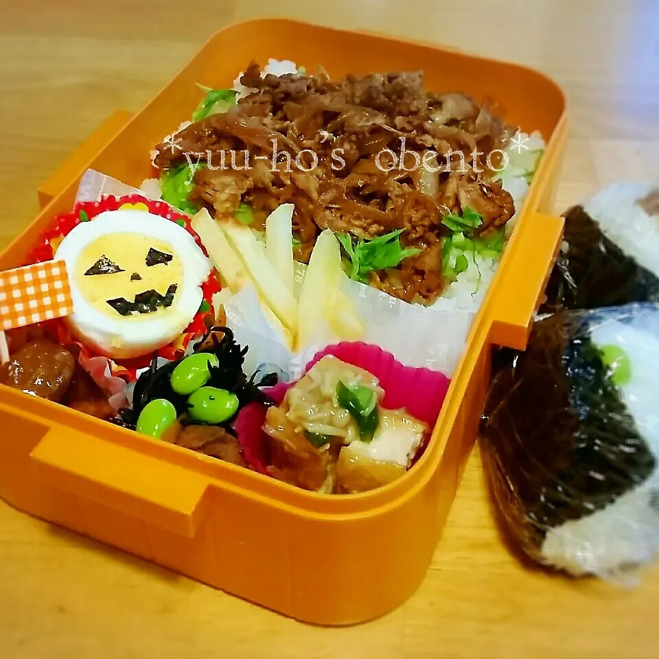 高1男子のお弁当😋豚肉のっけ丼～|teddy☆さん