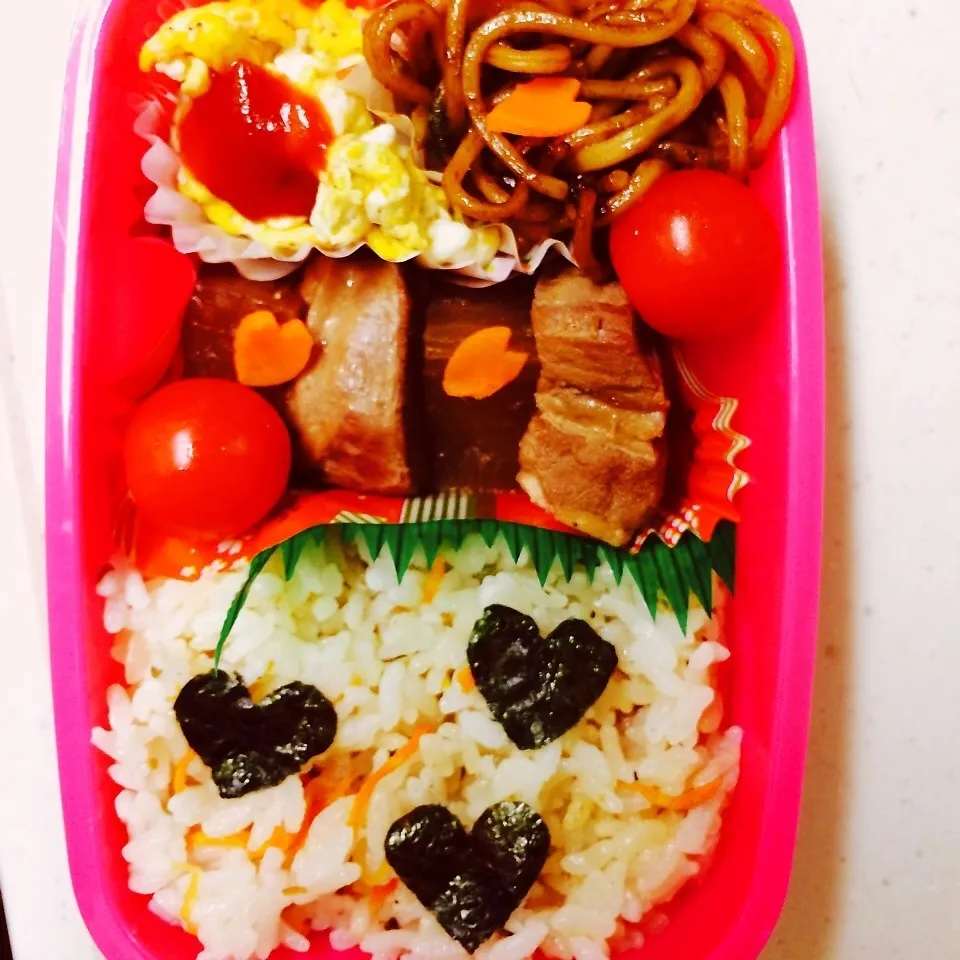 炊き込みご飯＋豚の角煮弁当♡|ANZ,,さん