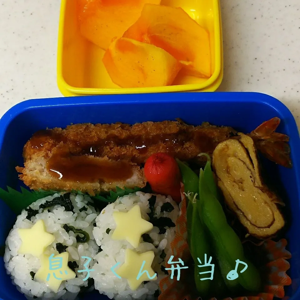 Snapdishの料理写真:息子くん弁当17/10/12|meguminさん