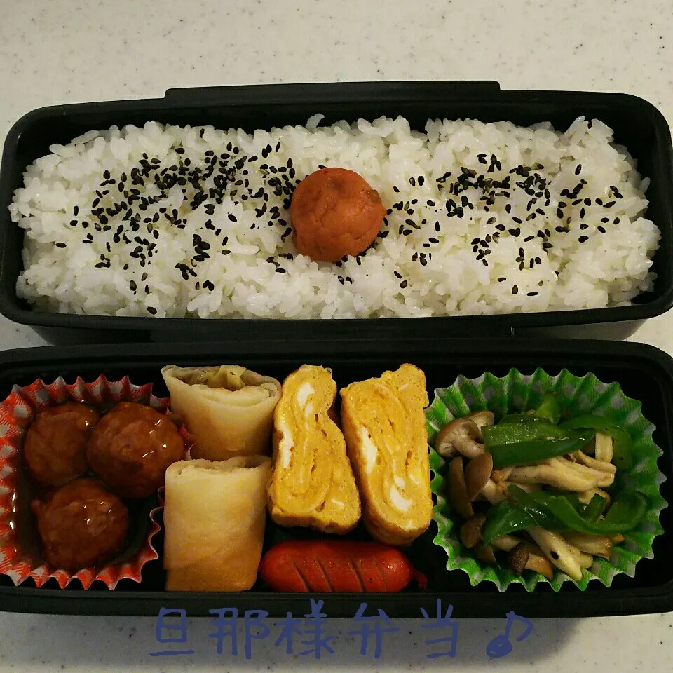 Snapdishの料理写真:旦那様弁当17/04/05|meguminさん