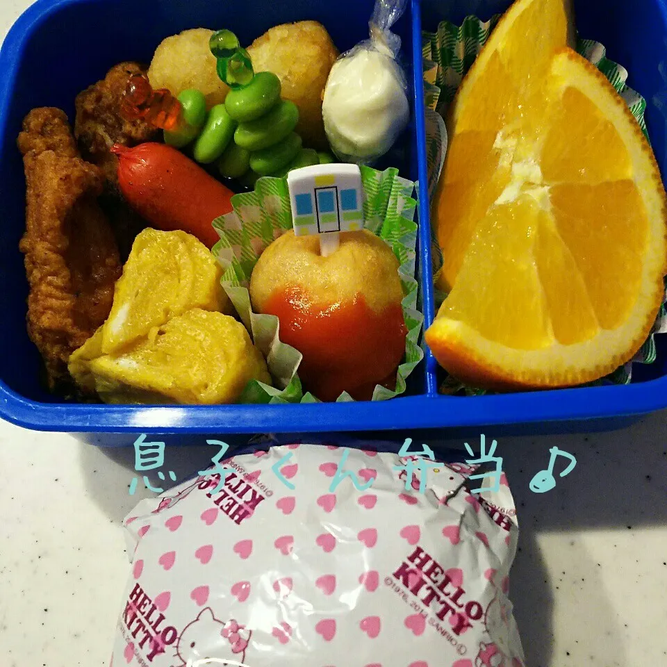 Snapdishの料理写真:息子くん弁当17/03/07|meguminさん