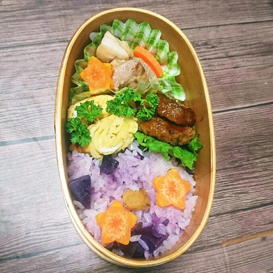 さつま芋ご飯のお弁当|くりんさん