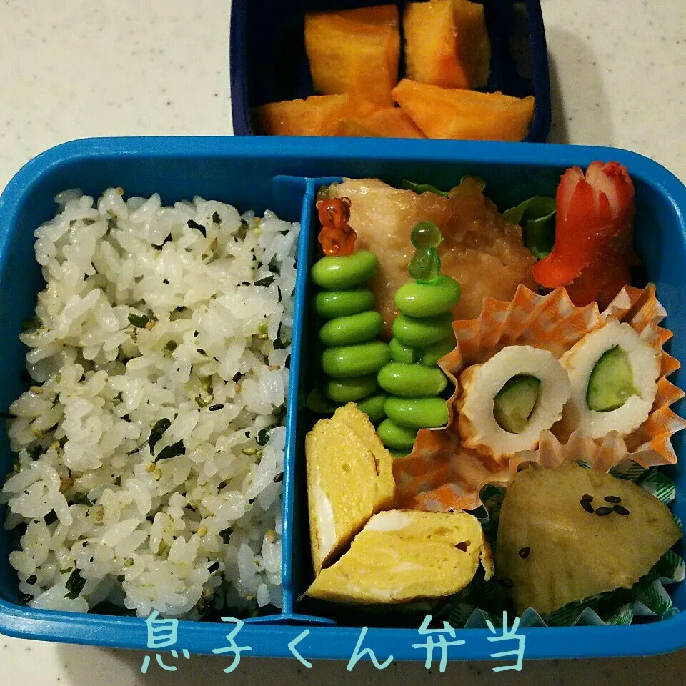 Snapdishの料理写真:息子くん弁当16/12/15|meguminさん