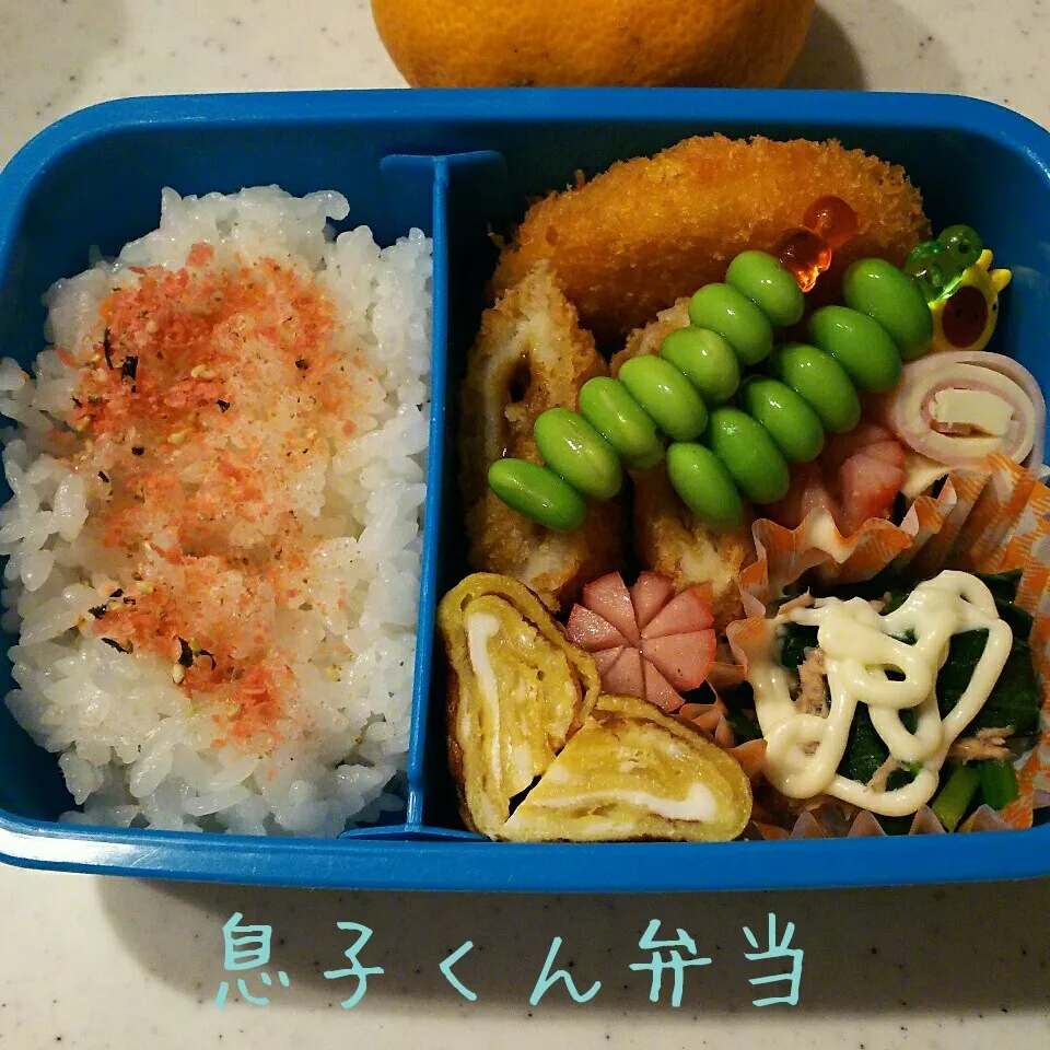 Snapdishの料理写真:息子くん弁当16/12/13|meguminさん