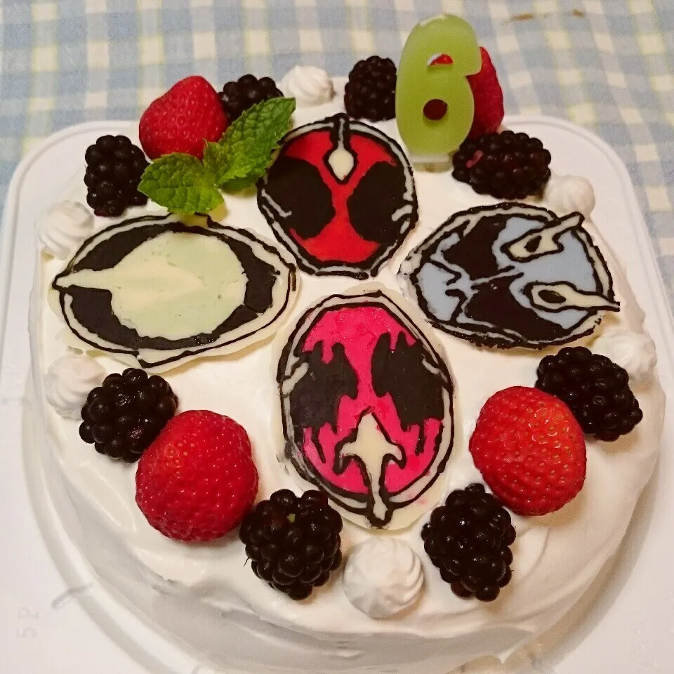 仮面ライダーゴーストのケーキ|くりんさん