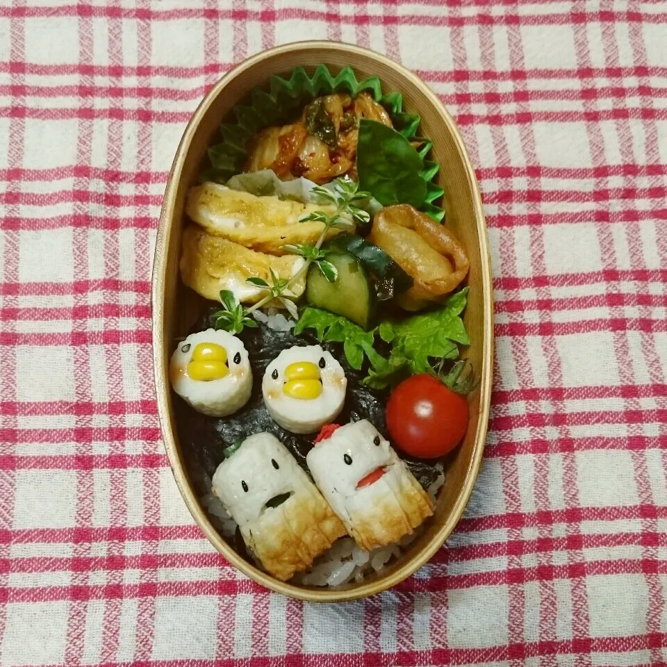 ちくわ鳥とちくわ星人のお弁当|くりんさん