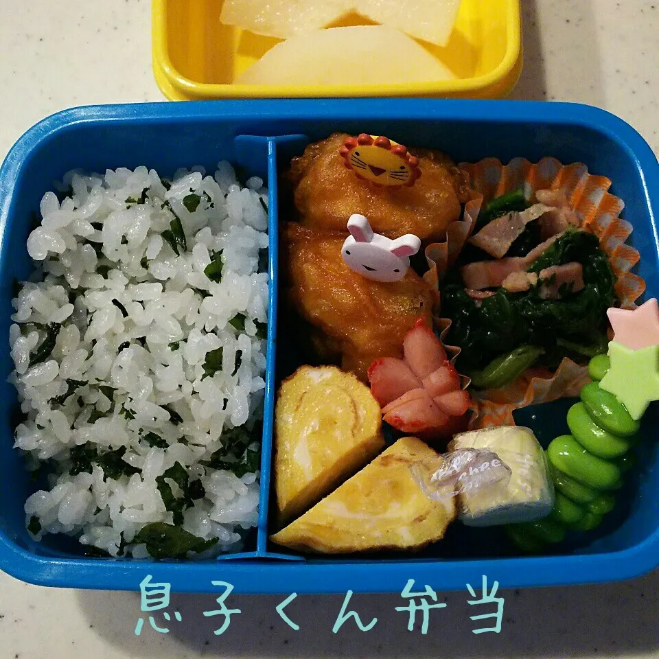 Snapdishの料理写真:息子くん弁当16/09/29|meguminさん