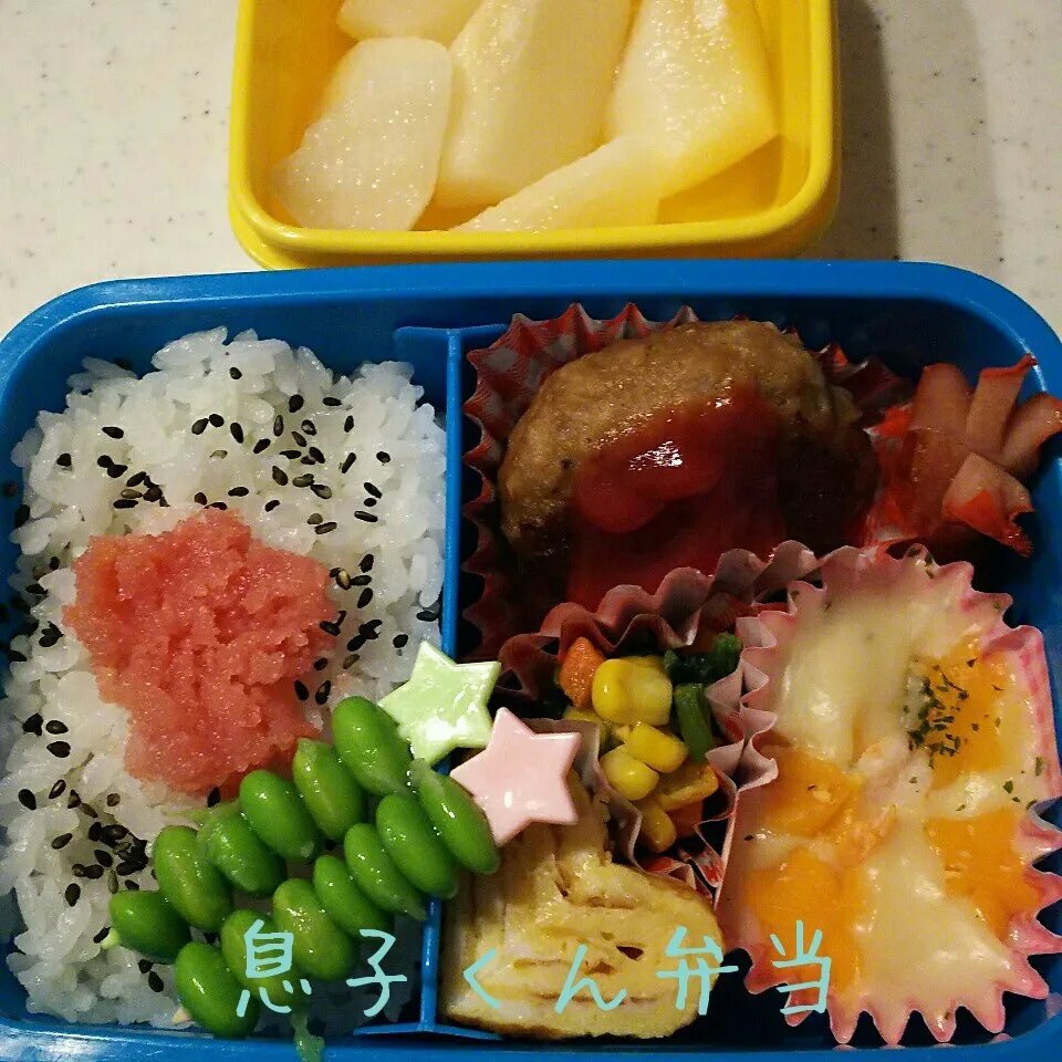 Snapdishの料理写真:息子くん弁当16/09/13|meguminさん