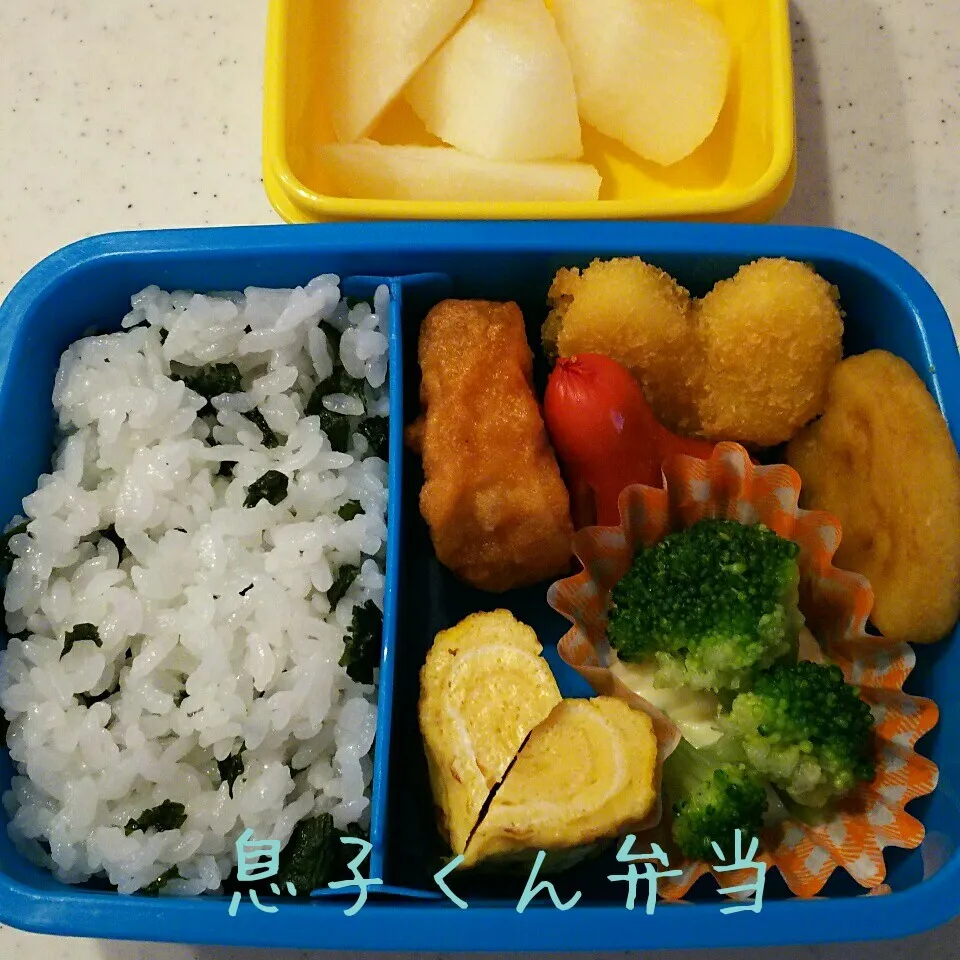 Snapdishの料理写真:息子くん弁当16/08/25|meguminさん