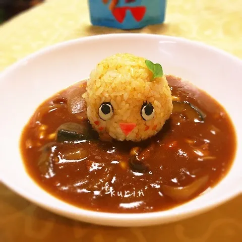 Snapdishの料理写真:ふなっしー♡カレー|くりんさん