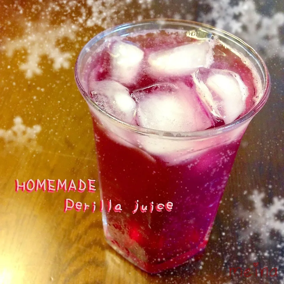 HOMEMADE Perilla juice|meIna ＆ keInaさん