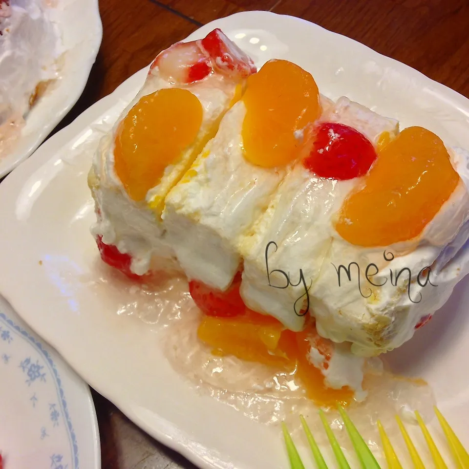 HOMEMADE Fruit shortcake|meIna ＆ keInaさん