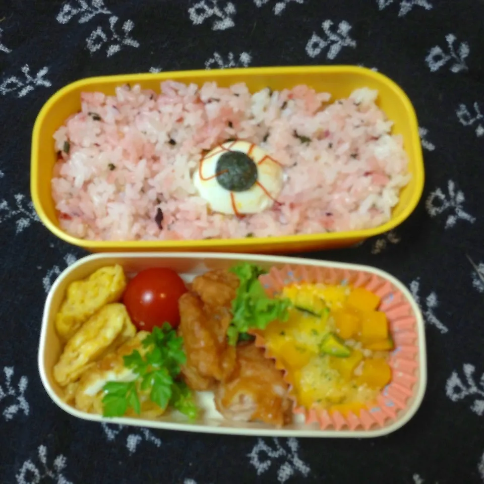 ハロウィン祭り♪目玉入り弁当♡|くりんさん