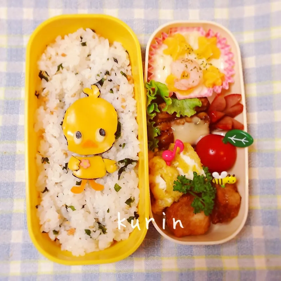 チキンラーメンひよこちゃん弁当|くりんさん