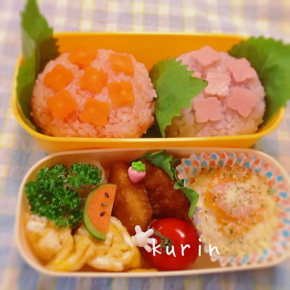 紫陽花のお弁当|くりんさん