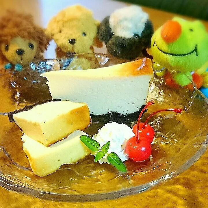 Snapdishの料理写真:砂糖不使用！カルピスチーズケーキ☆リピ何回目?!|Micoさん