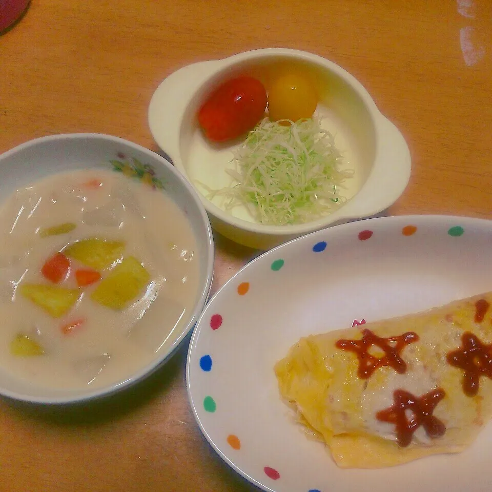 Snapdishの料理写真:今日の夕食|姫と王子のママさん