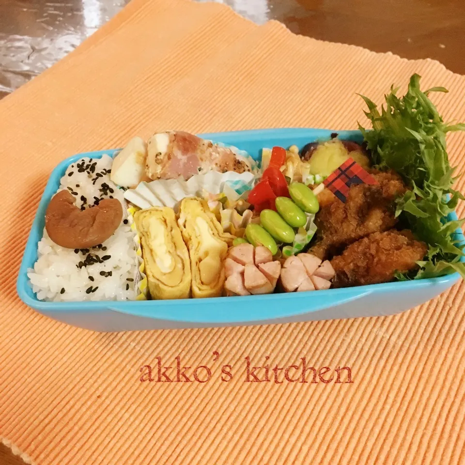 Snapdishの料理写真:✨久々の息子っちのお弁当✨〜4/11火曜日〜|綾香さん