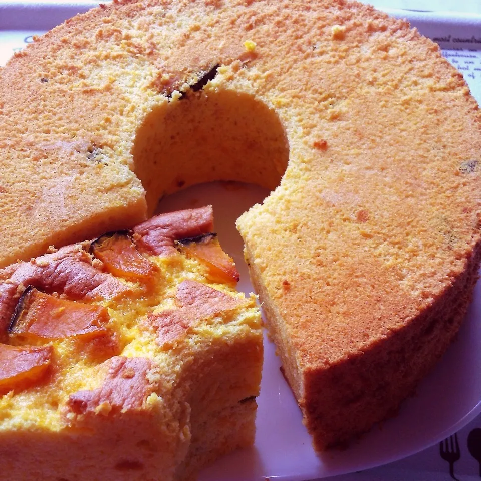 かぼちゃのシフォンケーキ|きょうさん