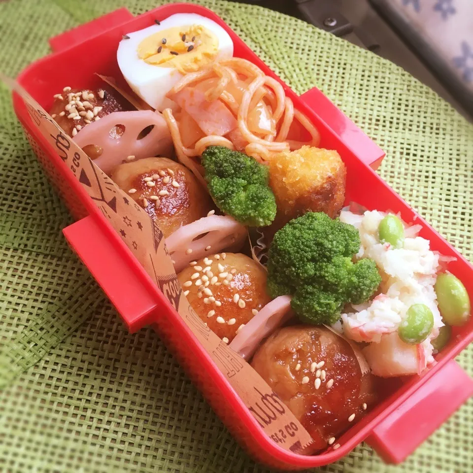 女子大生♡肉巻きおにぎり弁当|あこみさん