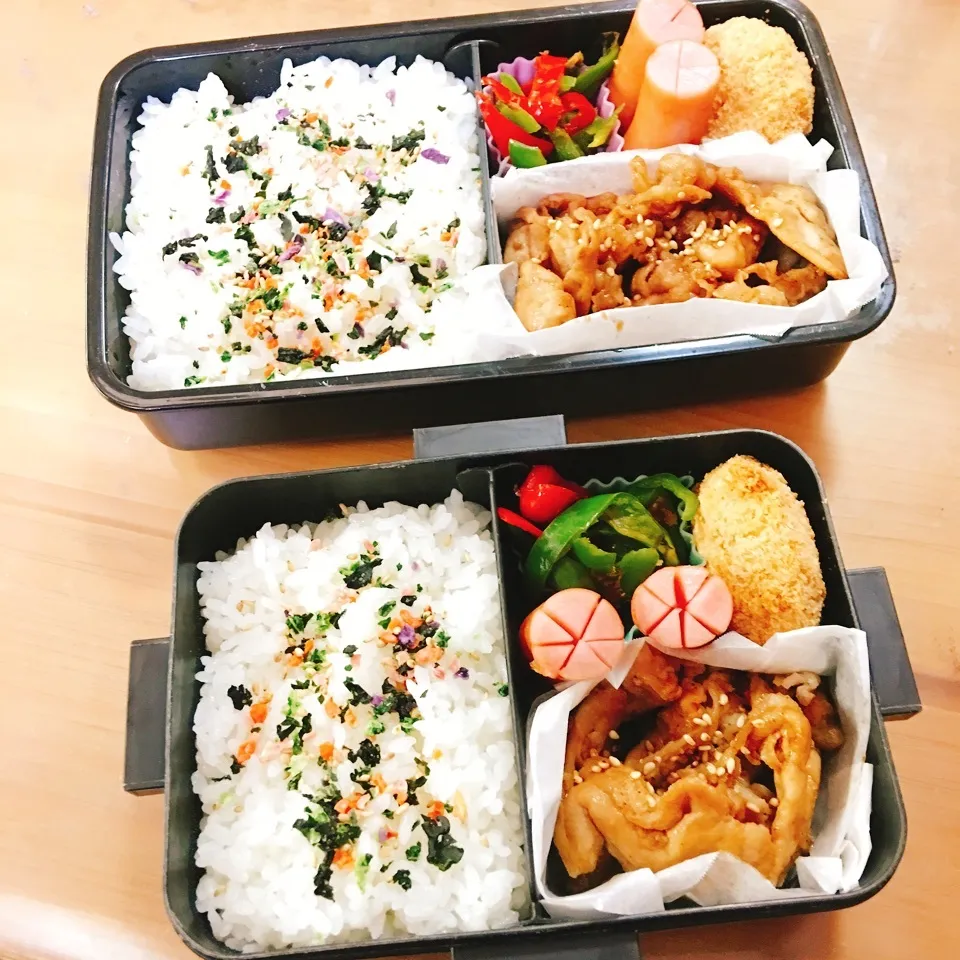 Snapdishの料理写真:JKお弁当☆DKお弁当☆9/11|okikaさん