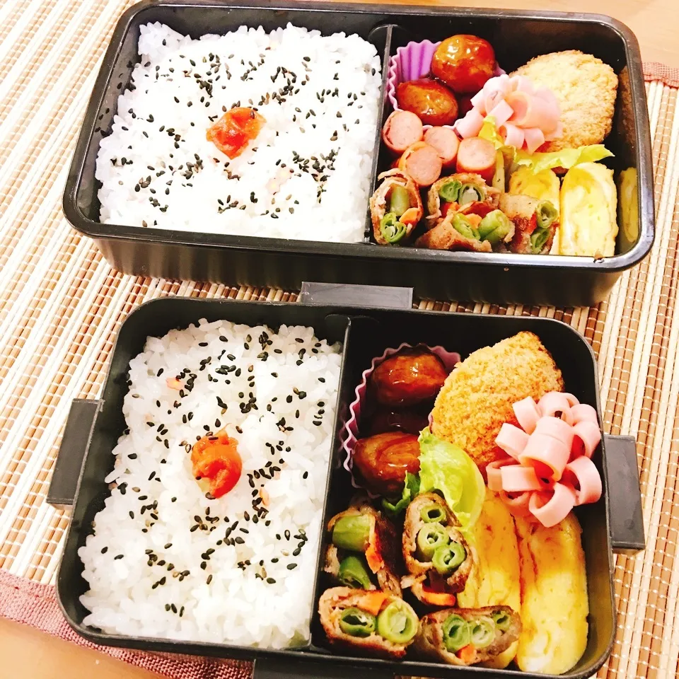 Snapdishの料理写真:JKお弁当☆DKお弁当☆9/4|okikaさん