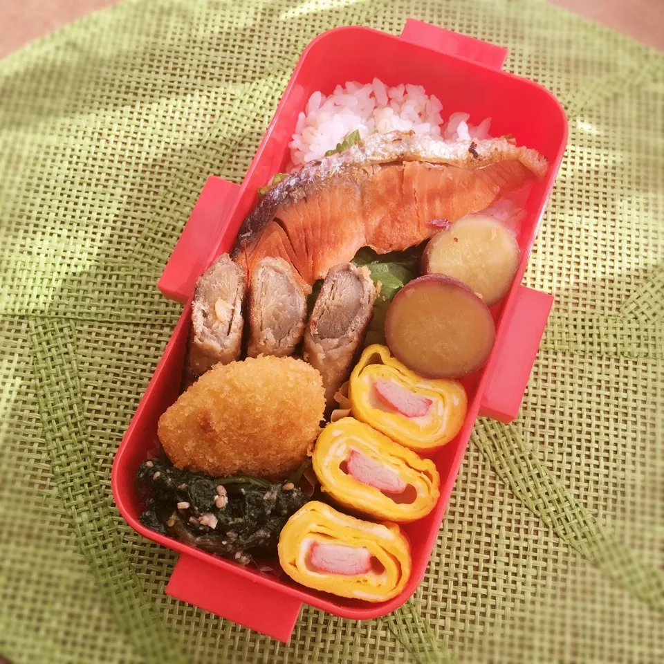 女子大生♡鮭弁当|あこみさん