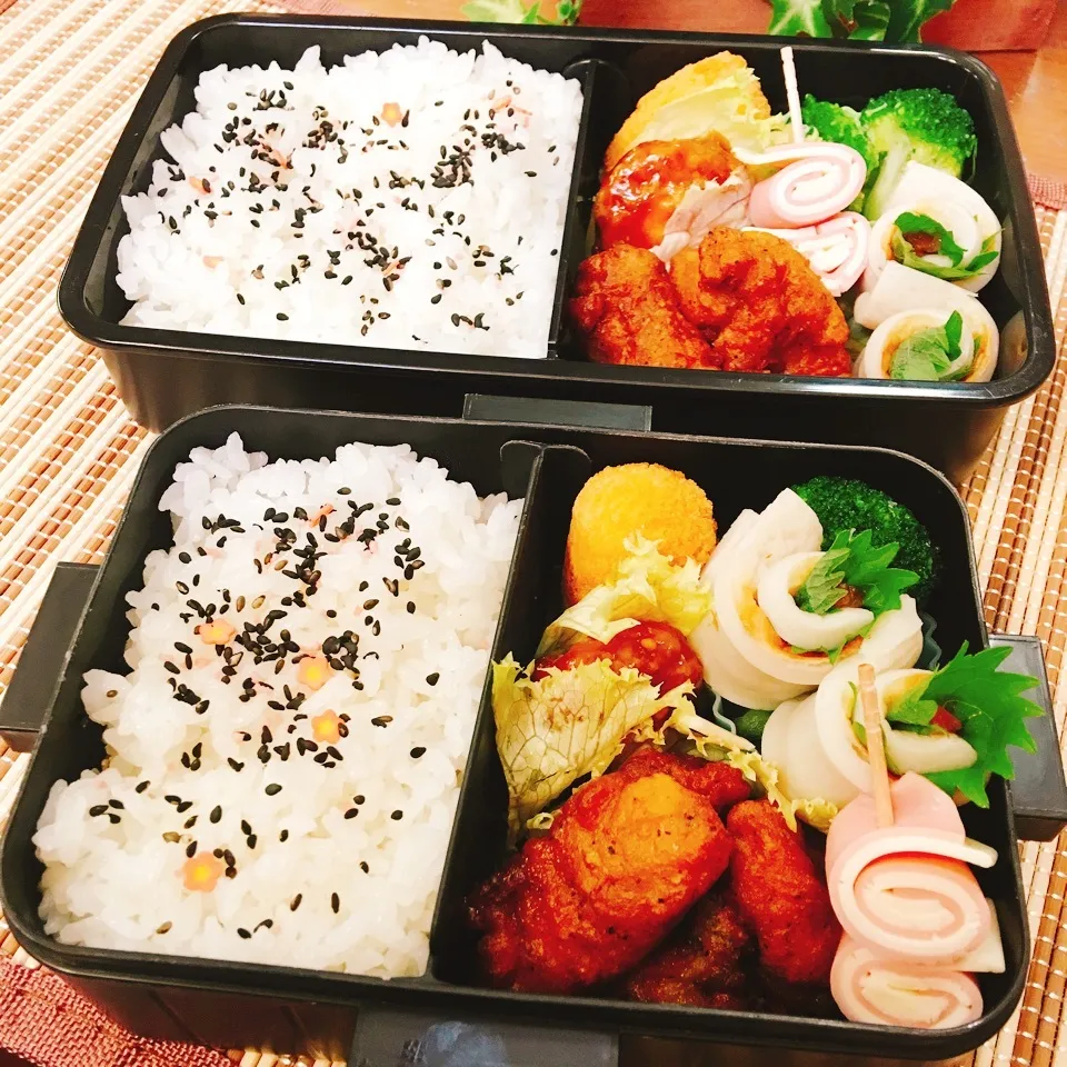 Snapdishの料理写真:JKお弁当☆DKお弁当☆7/26|okikaさん