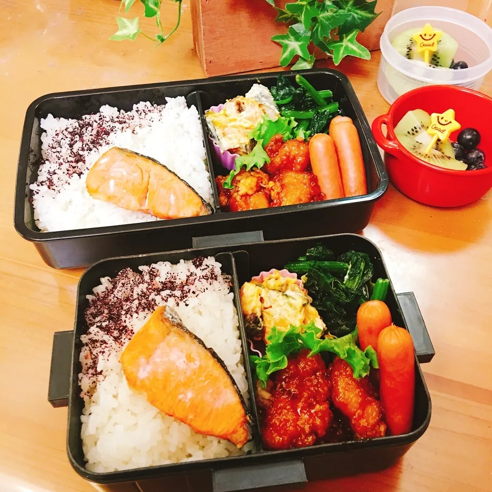 Snapdishの料理写真:JKお弁当☆DKお弁当☆7/20|okikaさん