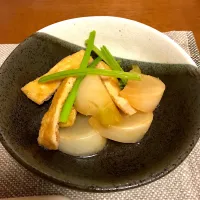 かぶとおあげの煮物|さちさん