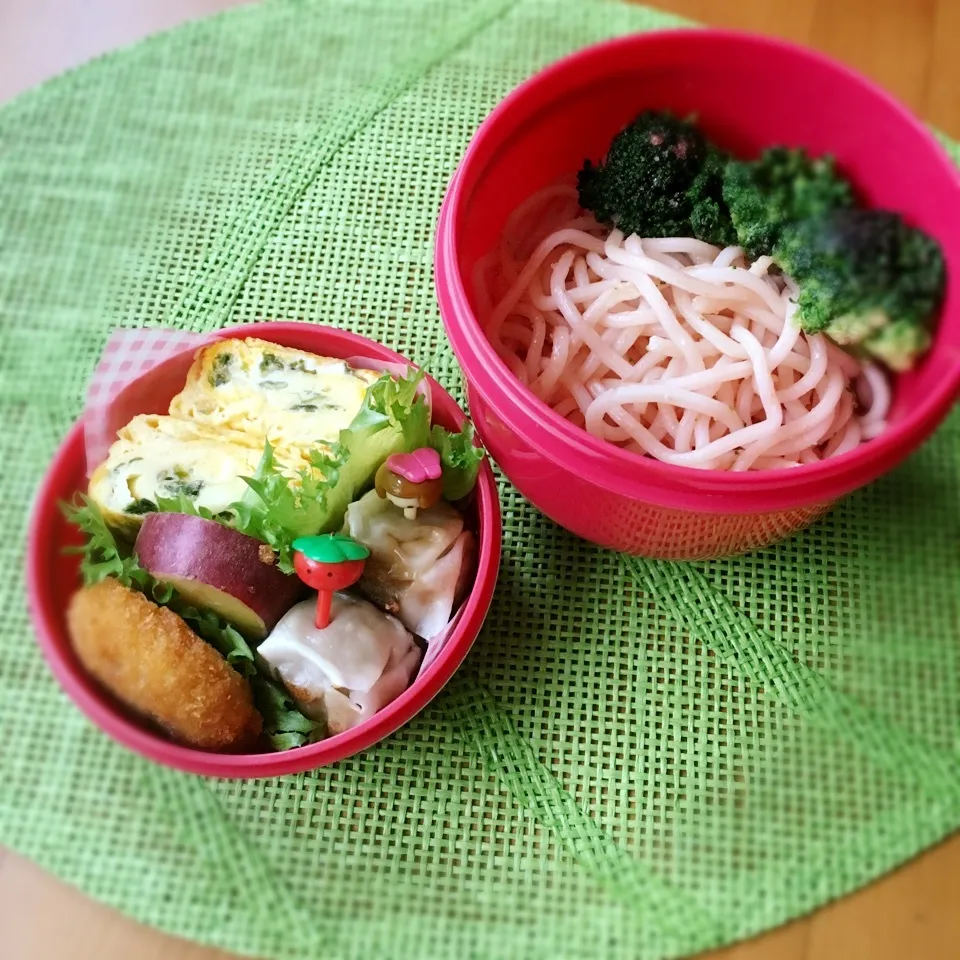 女子大生1年♡タラコパスタ弁当|あこみさん