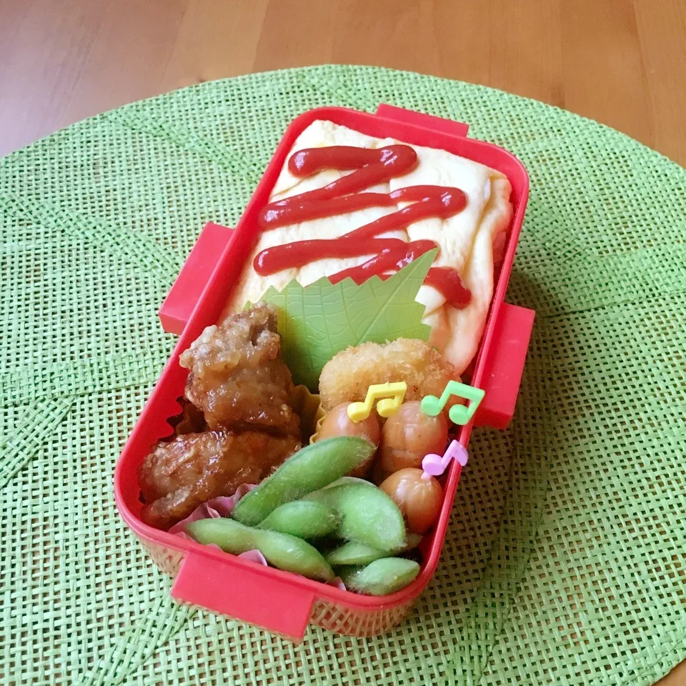 女子大生1年♡オムライス弁当|あこみさん