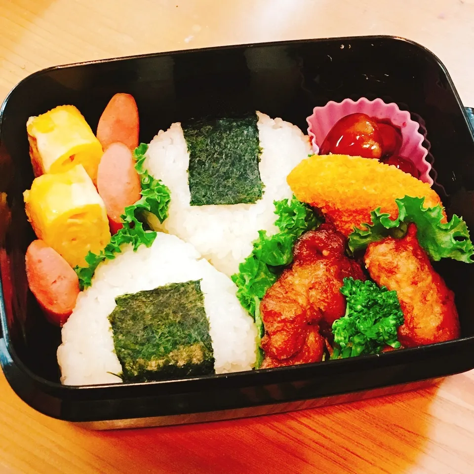 Snapdishの料理写真:中2男子お弁当☆4/15|okikaさん