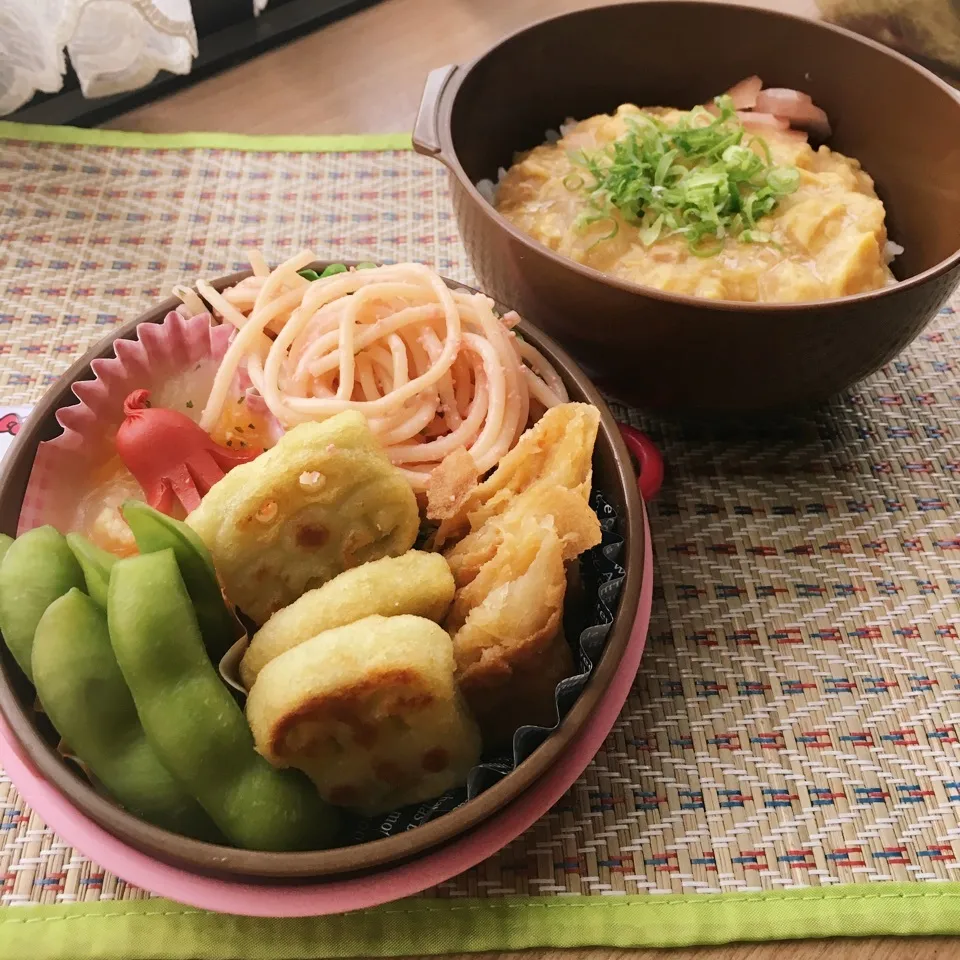 女子大生1年 親子丼弁当|あこみさん