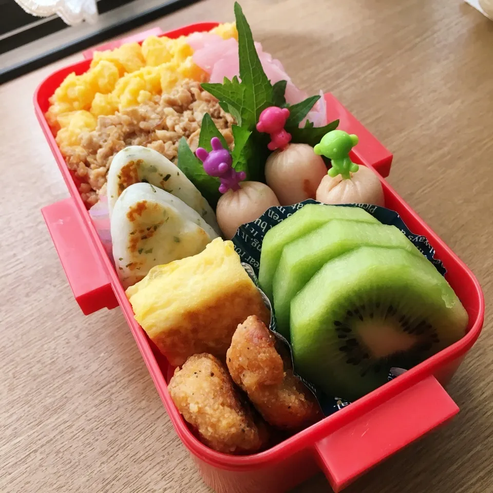 女子大生1年 2色弁当^ - ^|あこみさん