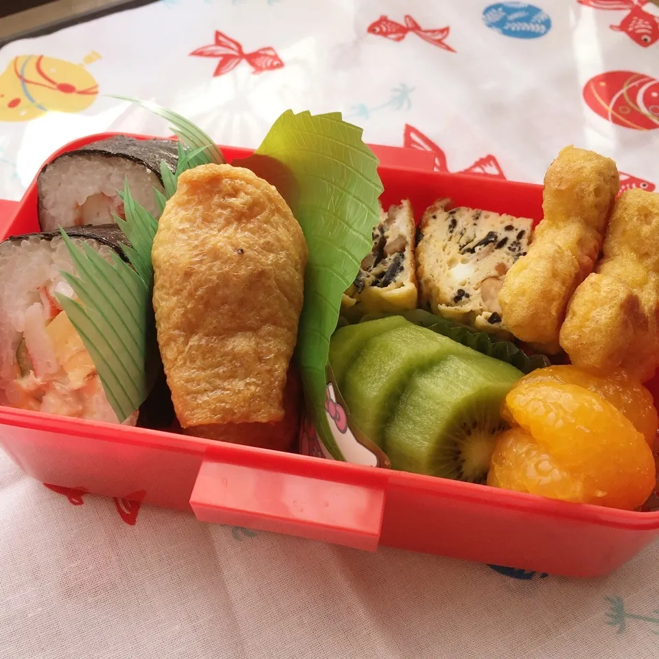 女子大生一年 寿司弁当|あこみさん