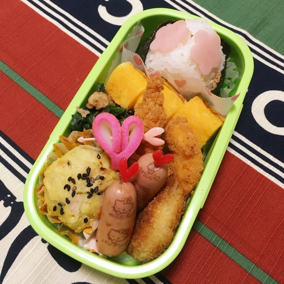 Snapdishの料理写真:高校3年女子♡受験お弁当|あこみさん