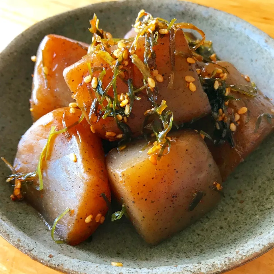 こんにゃくの昆布入り甘辛煮^_^|Sakiko Daichoさん