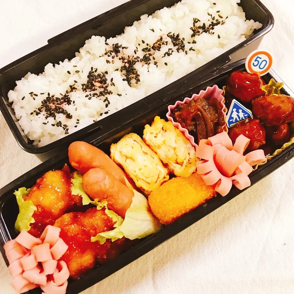 明日は体育祭☆中二息子お弁当|okikaさん