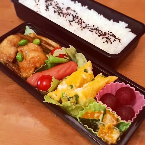 中1娘がパパのために作った☆今日のお弁当|okikaさん