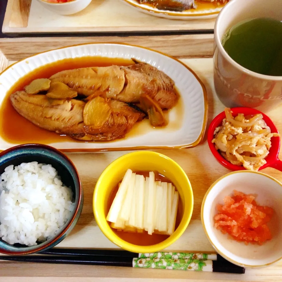 ホッケの煮付けのお昼ごはん^_^|Sakiko Daichoさん